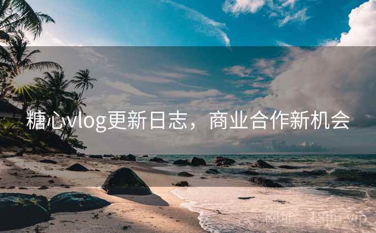 糖心vlog更新日志，商业合作新机会